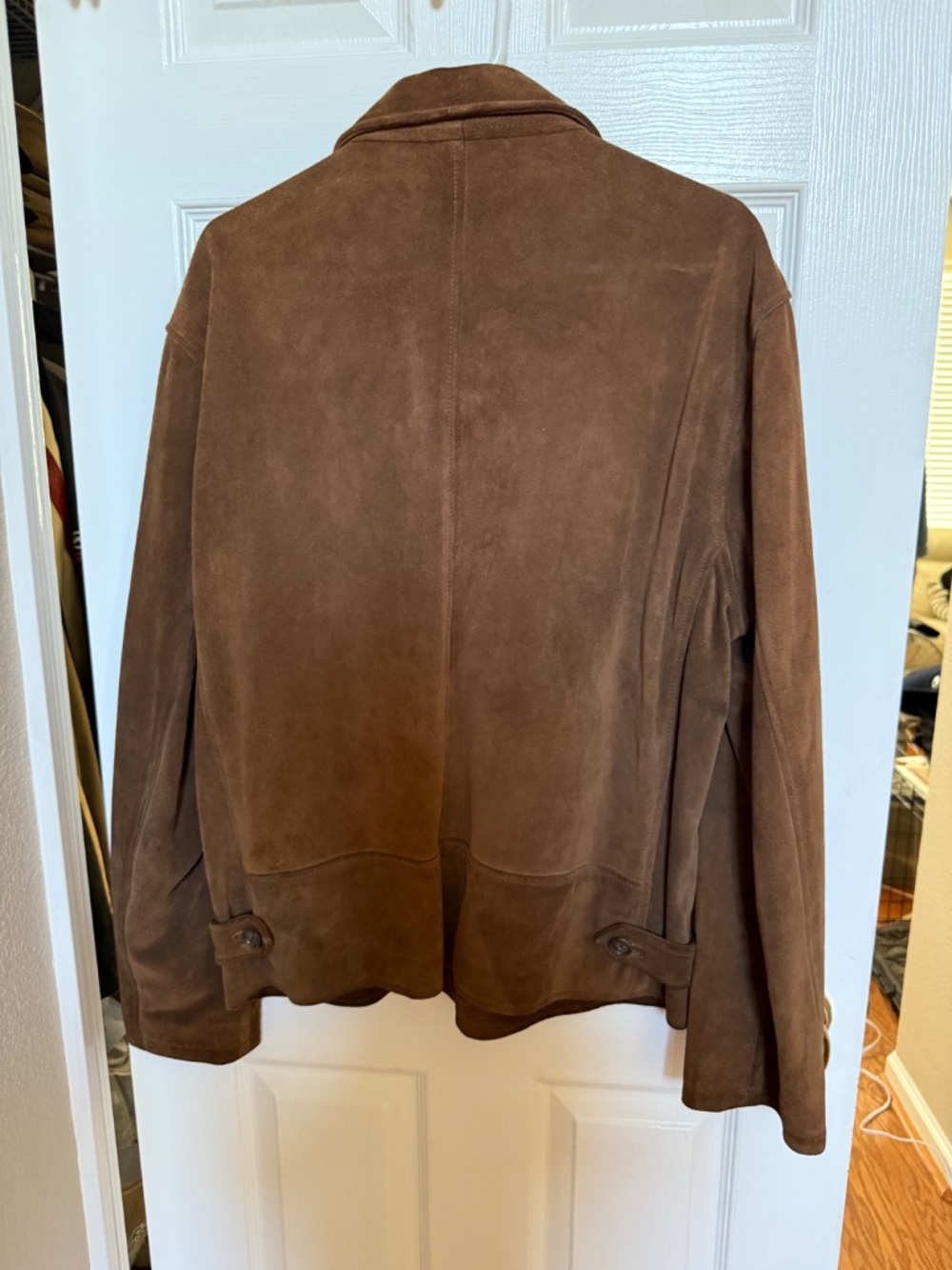 J. Crew Brown Suede Bomber Jacket - Picture 3 of 3
